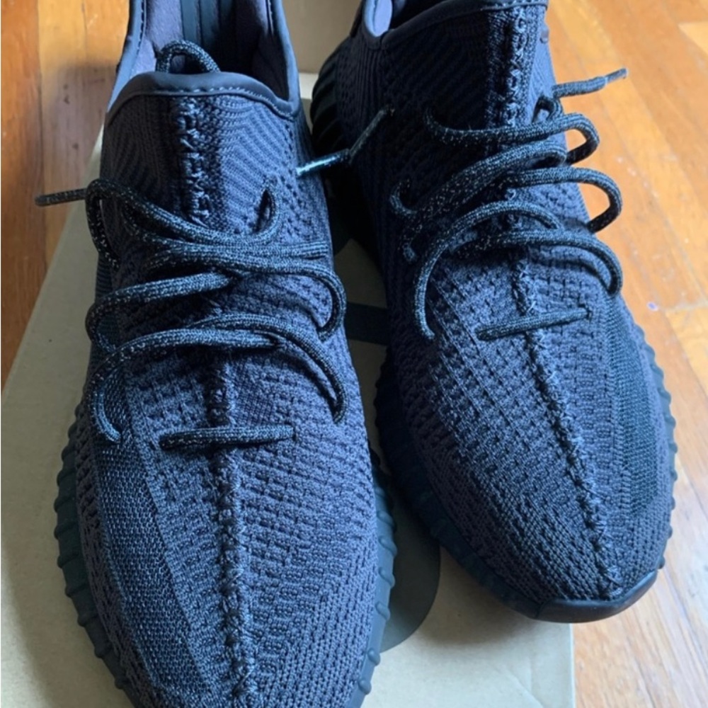 Adidas Yeezy Triple Black 350 boost with original box.